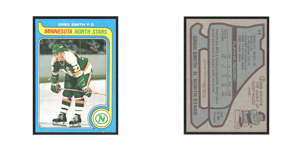 1979 Topps Greg Smith Minnesota North Stars #11