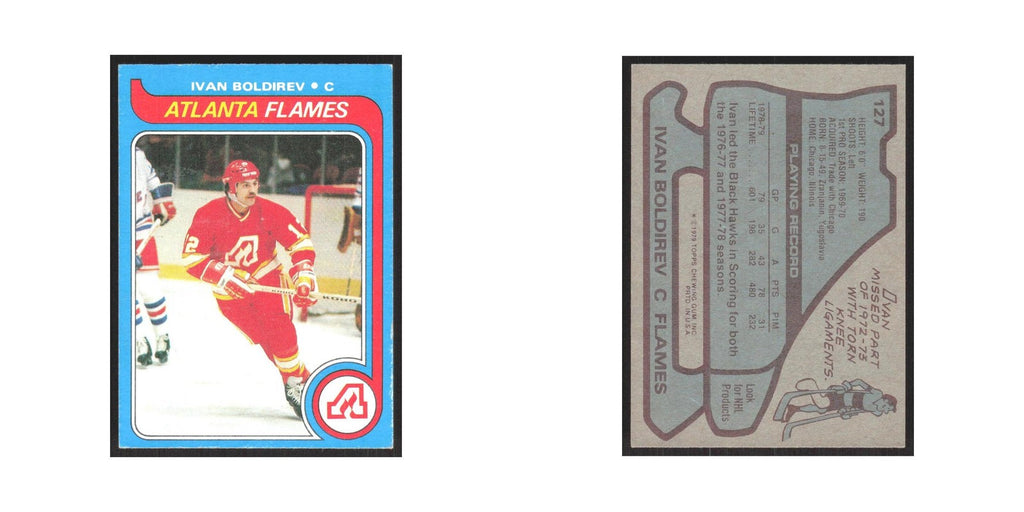1979 Topps Ivan Boldirev Atlanta Flames #127