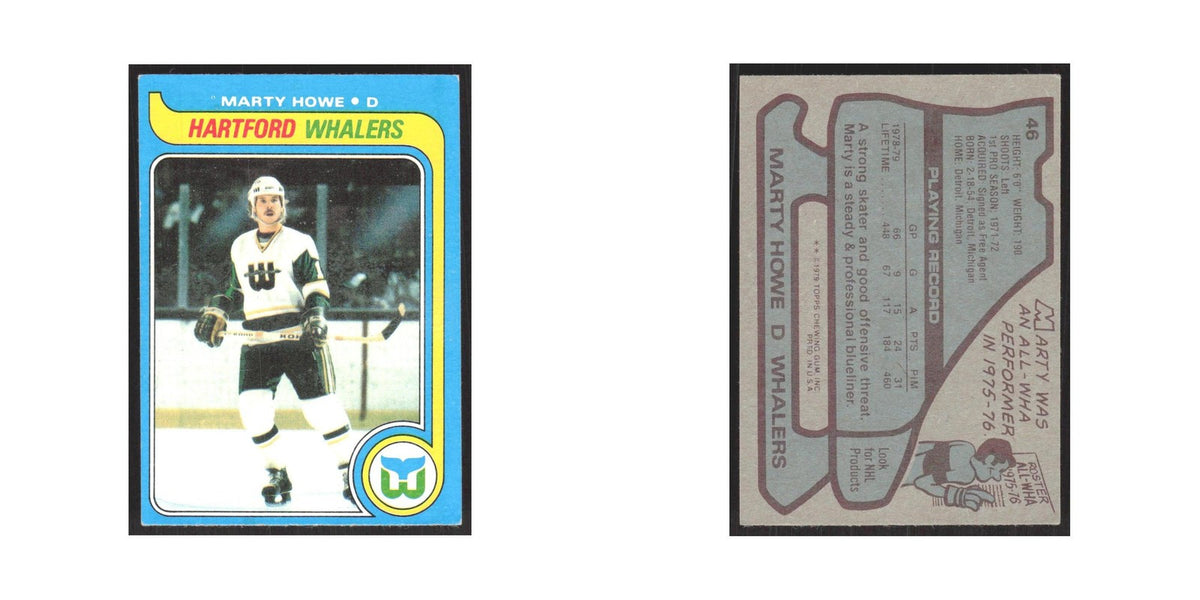 1979 Topps Marty Howe Hartford Whalers #46