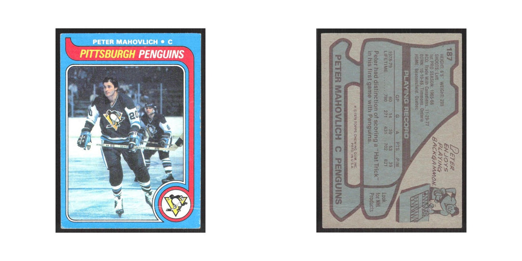 1979 Topps Pete Mahovlich Pittsburgh Penguins #187