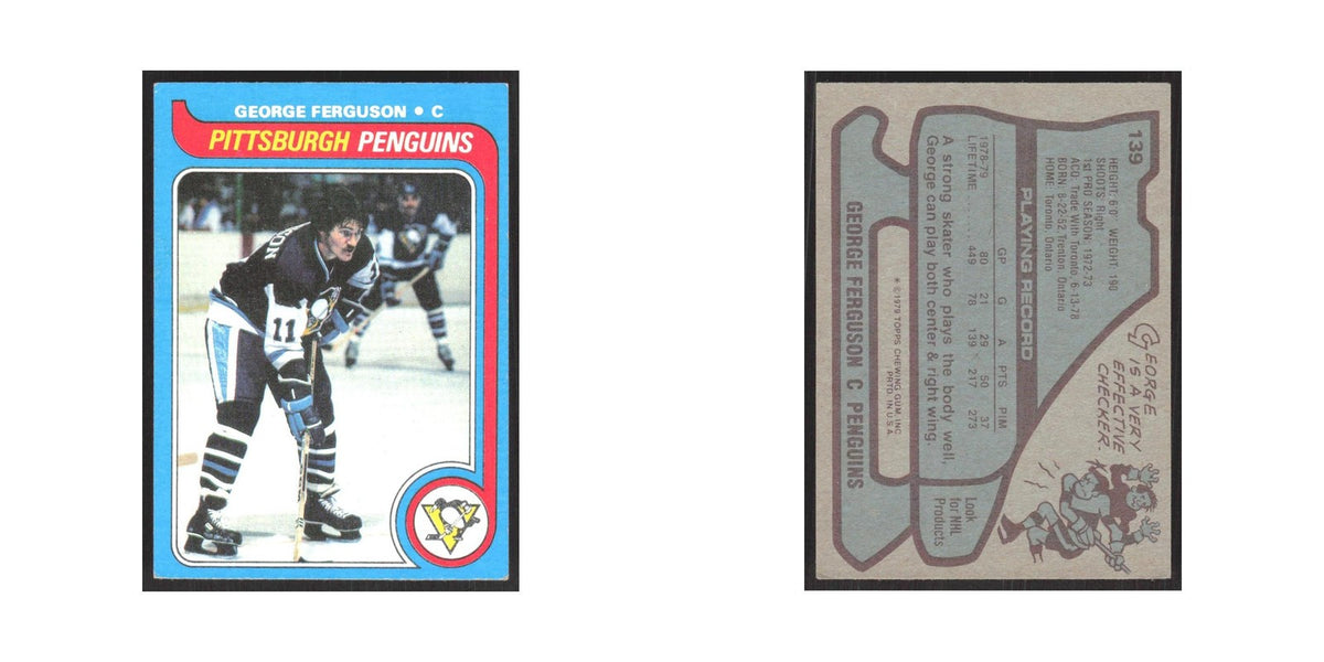 1979 Topps George Ferguson Pittsburgh Penguins #139