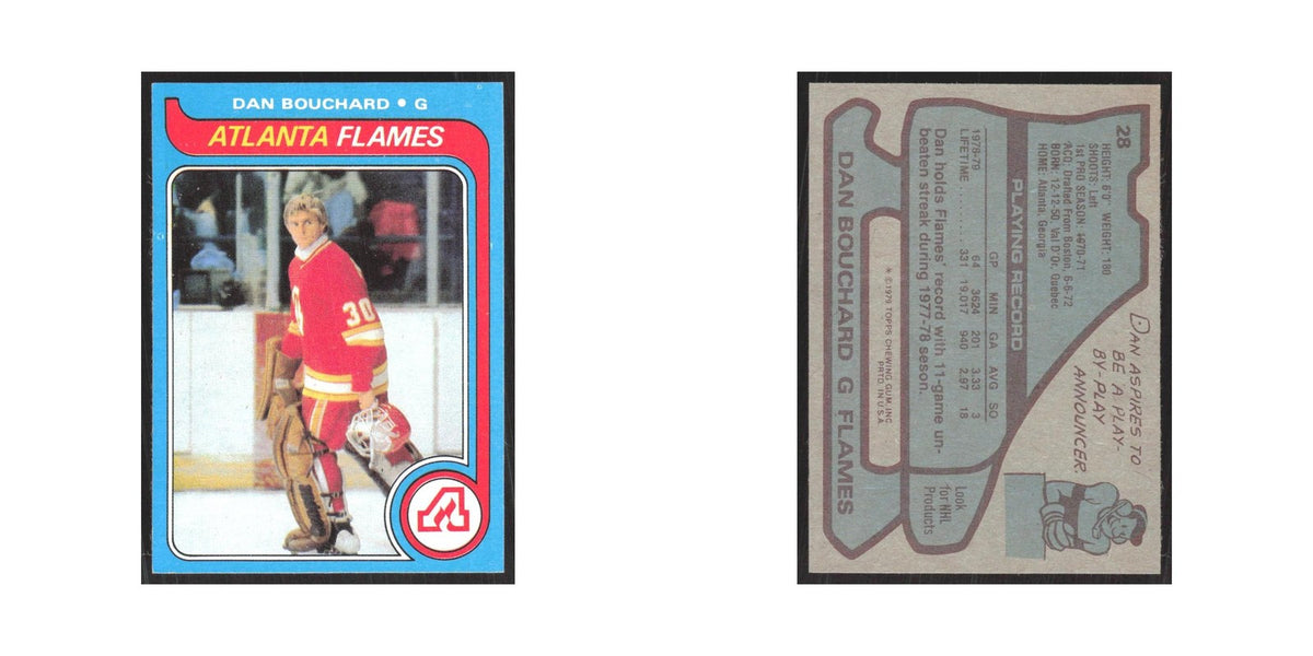 1979 Topps Dan Bouchard Atlanta Flames #28