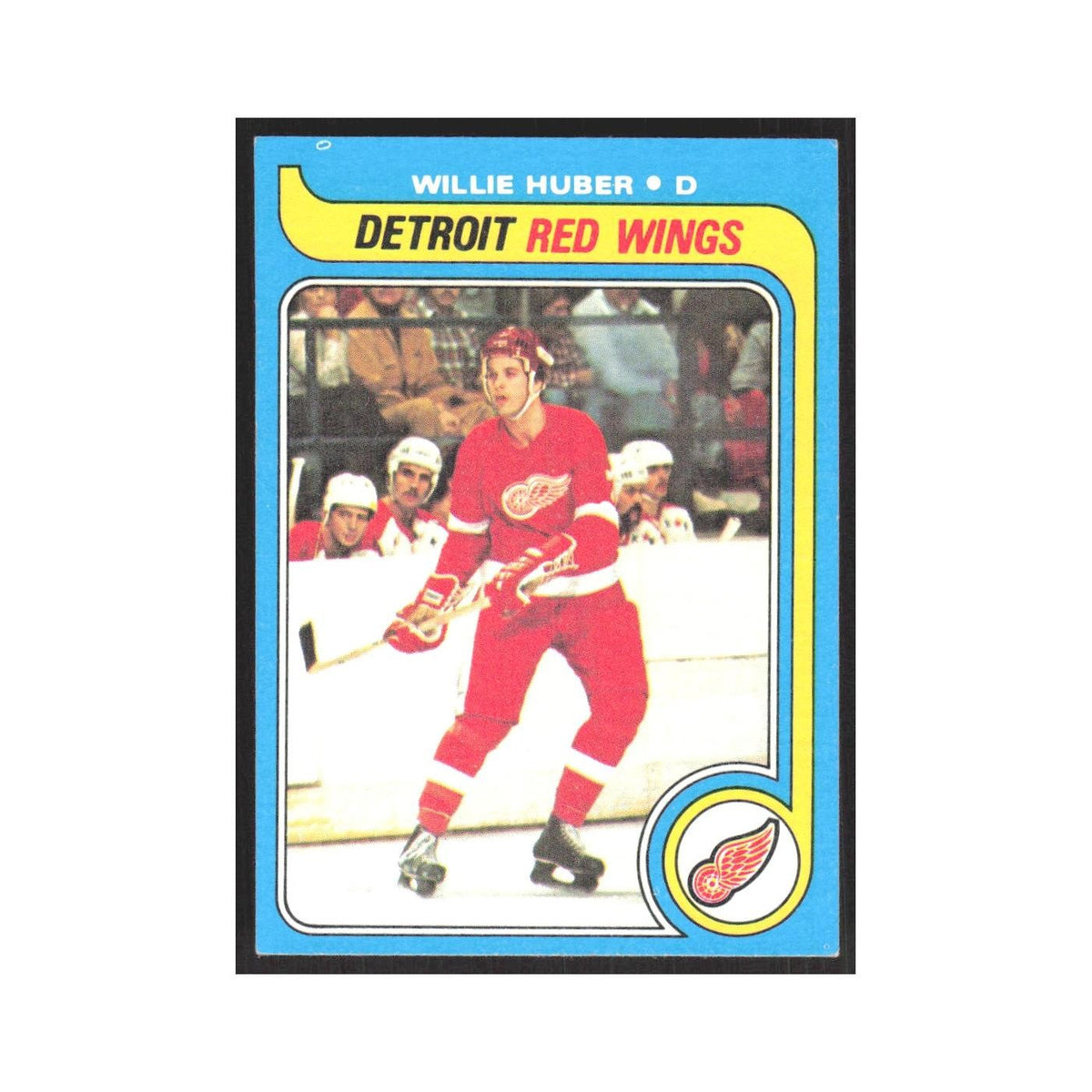 1979 Topps Willie Huber RC Detroit Red Wings #17