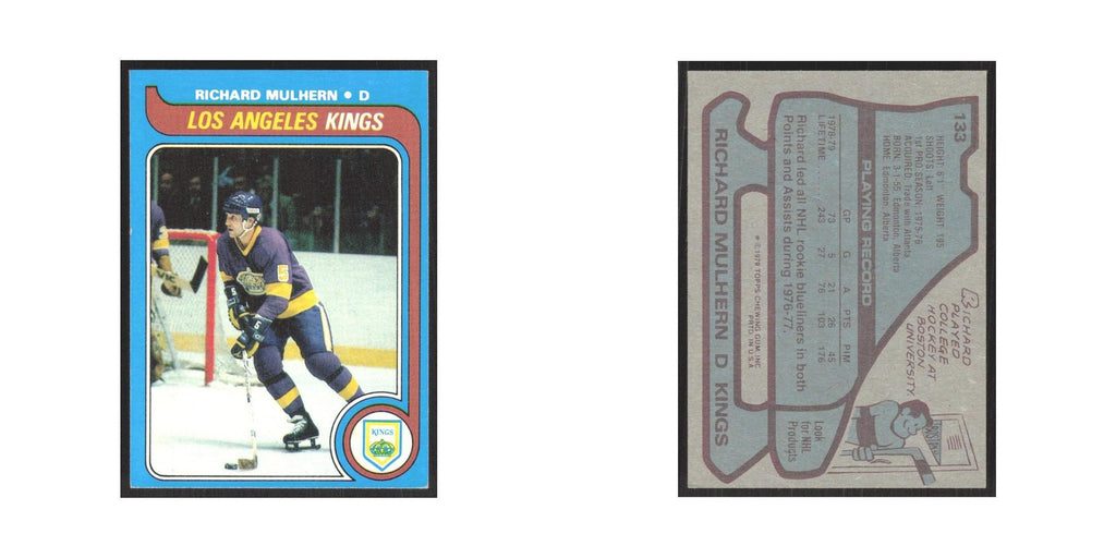 1979 Topps Richard Mulhern Los Angeles Kings #133