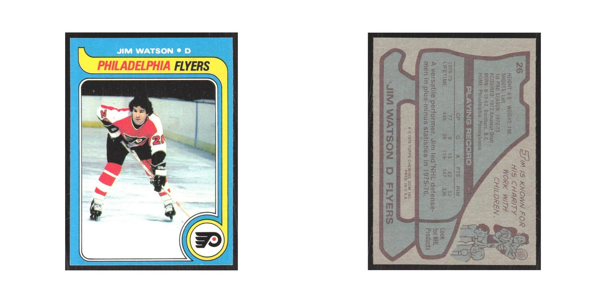 1979 Topps Jim Watson Philadelphia Flyers #26
