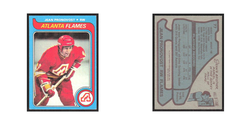 1979 Topps Jean Pronovost Atlanta Flames #77