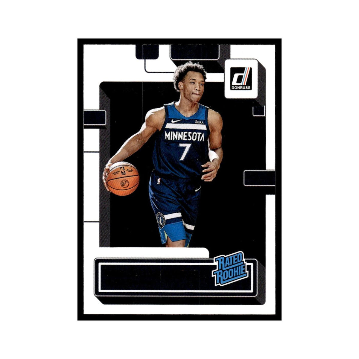 Wendell Moore Jr. Auto 2022 Donruss #226 Minnesota Timberwolves NM