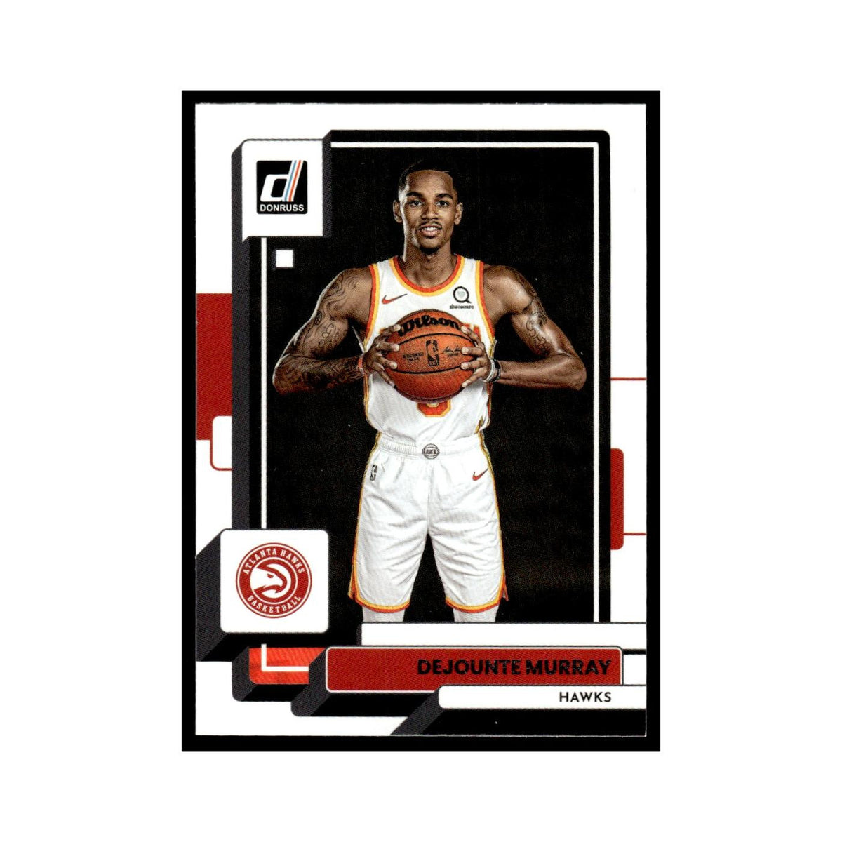 Dejounte Murray 2022 Donruss #61 Atlanta Hawks Basketball Card NM