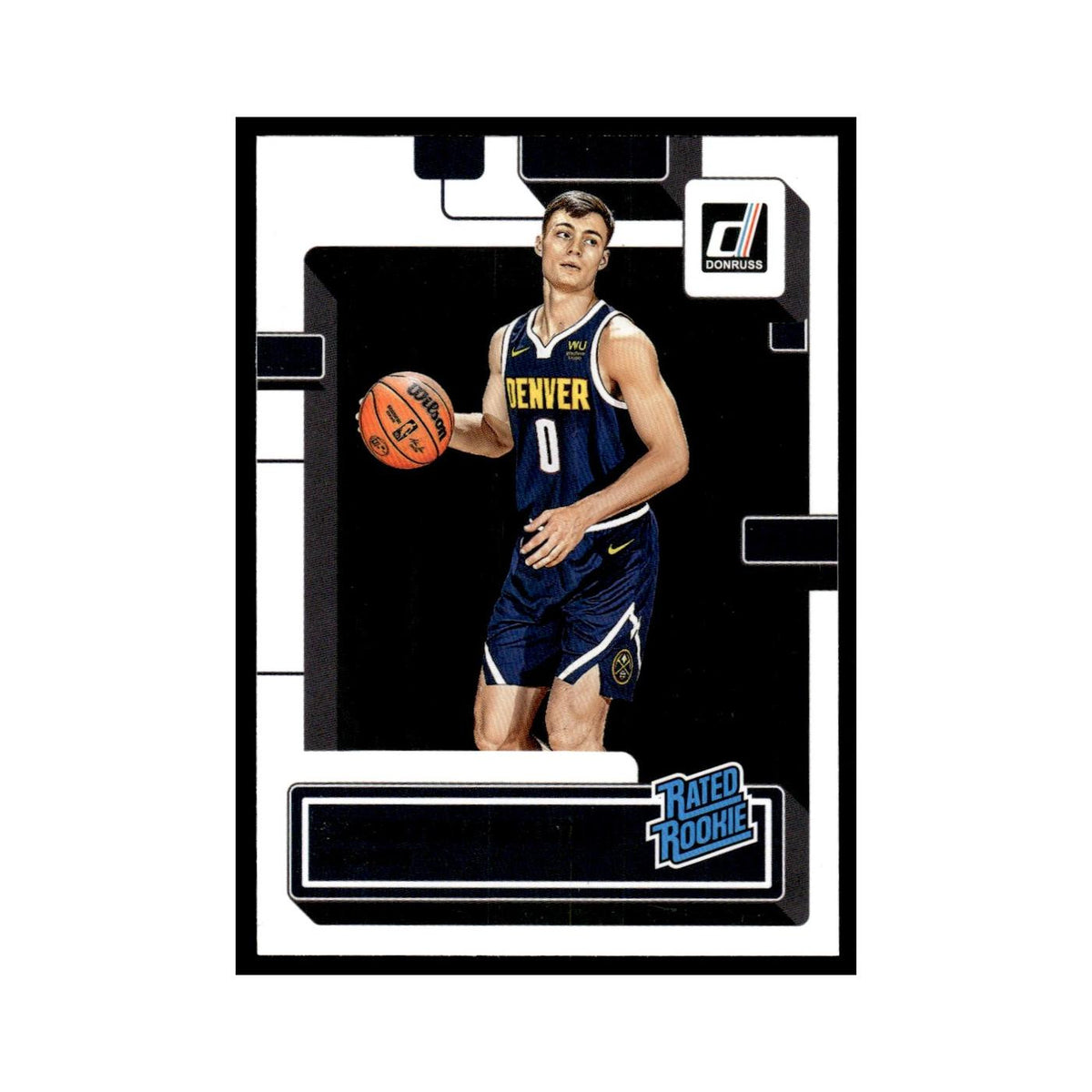Christian Braun Auto 2022 Donruss #221 Denver Nuggets Basketball Card NM