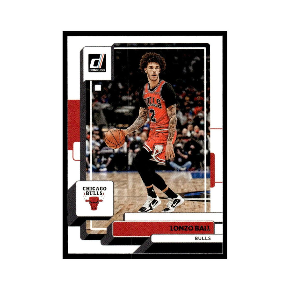 Lonzo Ball 2022 Donruss #29 Chicago Bulls Basketball Card NM