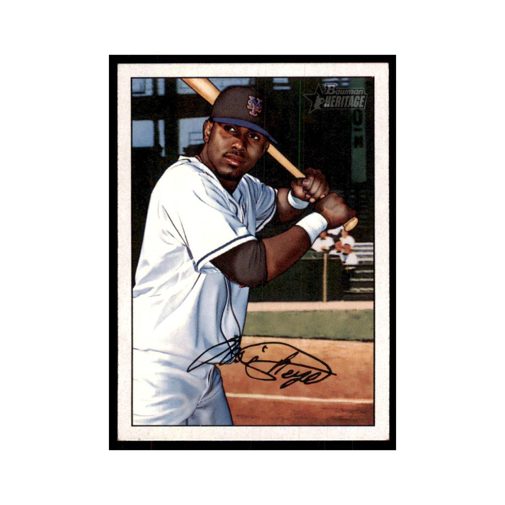 2007 Bowman Heritage Jose Reyes Baseball Cards #110