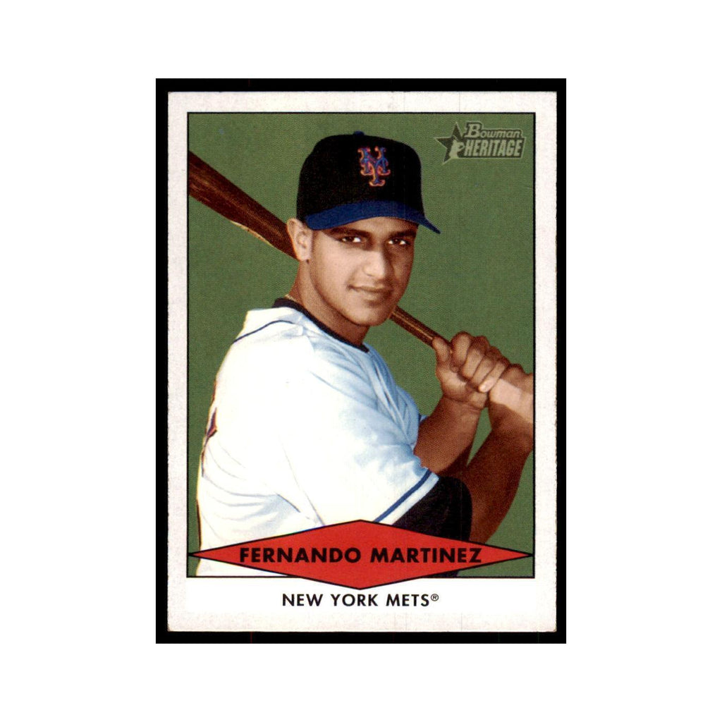 2007 Bowman Heritage Fernando Martinez Baseball Cards #BHP100