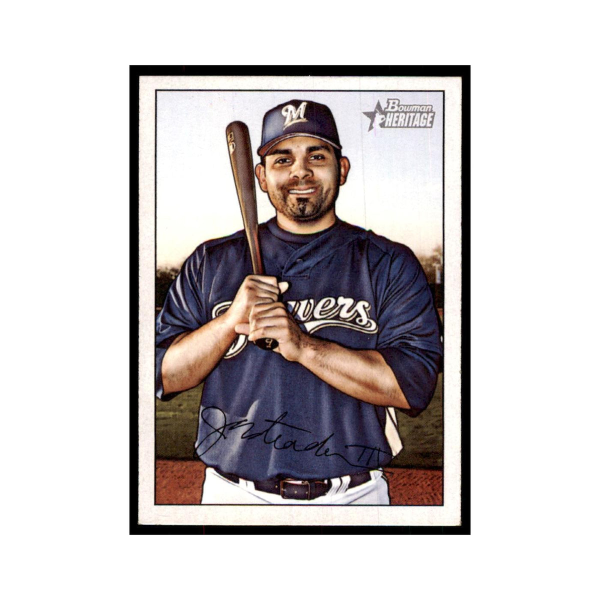 2007 Bowman Heritage Johnny Estrada Baseball Cards #142
