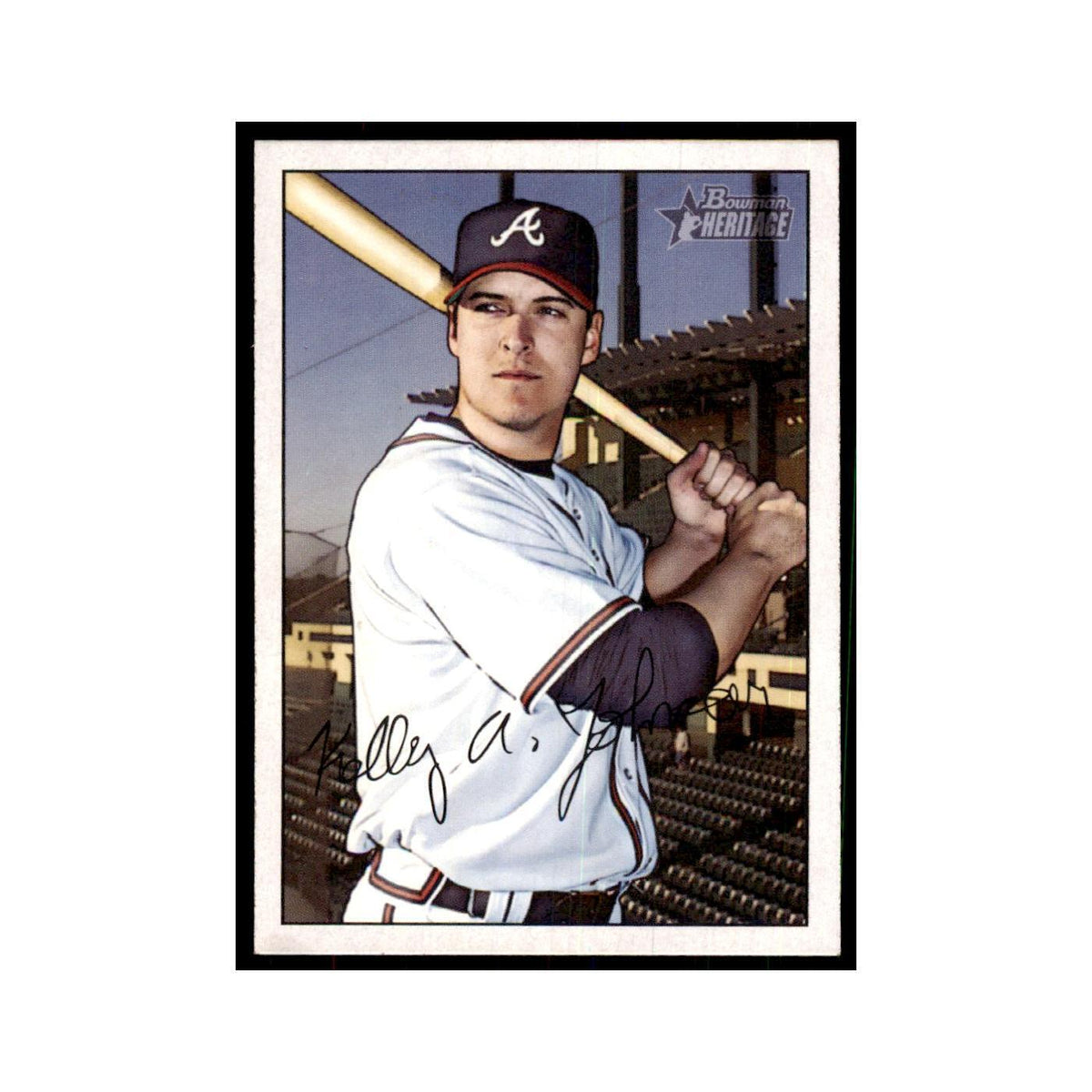 2007 Bowman Heritage Kelly Johnson Baseball Cards #16