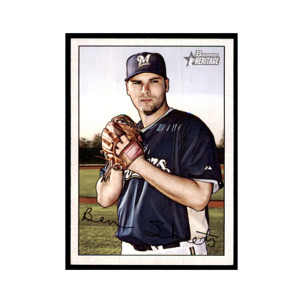 2007 Bowman Heritage Ben Sheets Baseball Cards #158