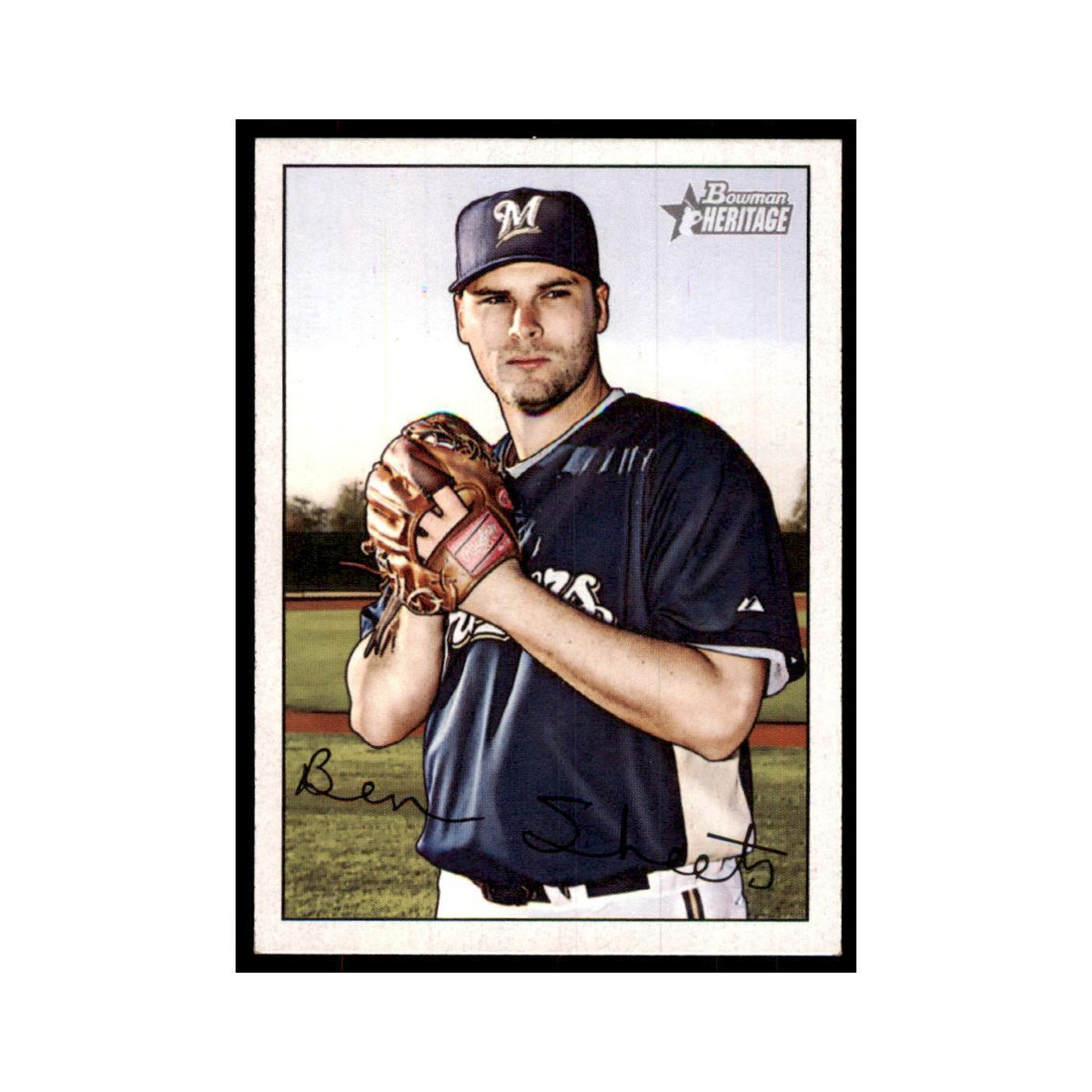 2007 Bowman Heritage Ben Sheets Baseball Cards #158