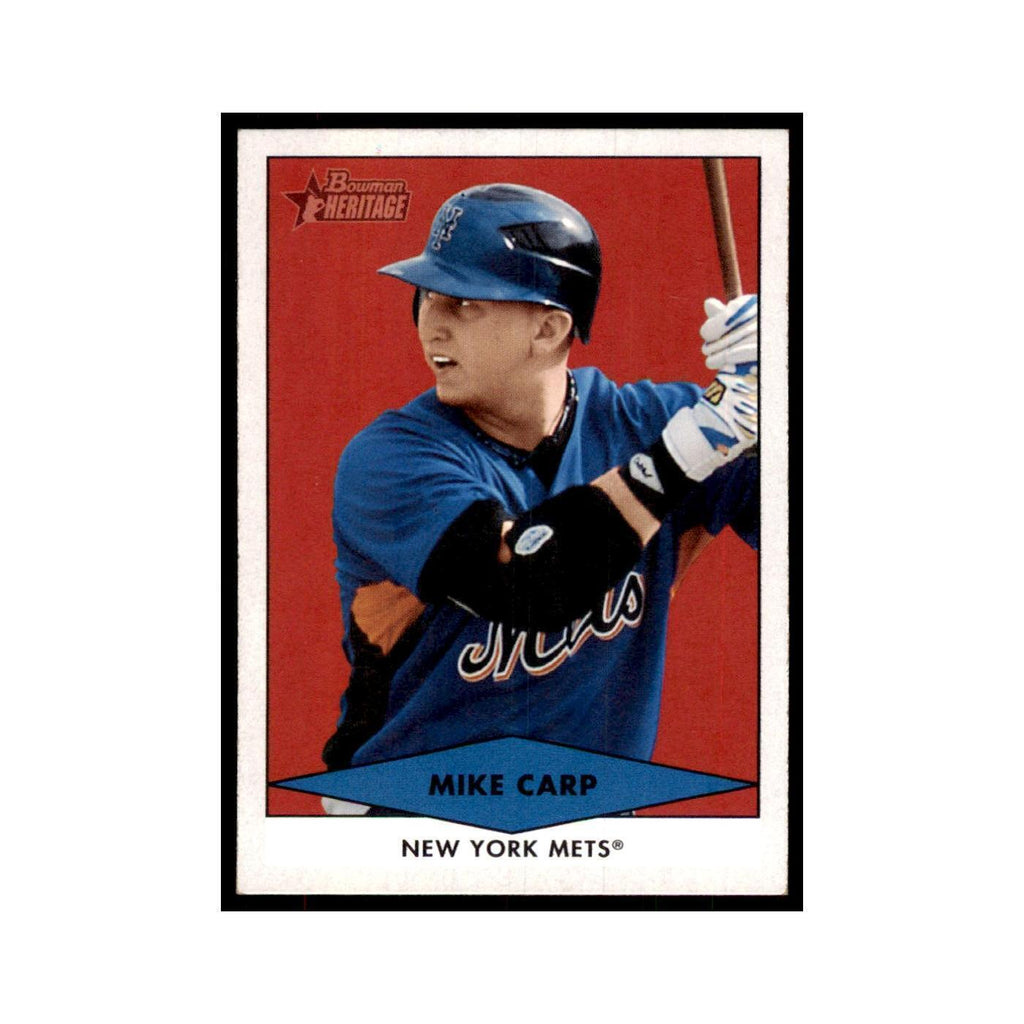 2007 Bowman Heritage Mike Carp Baseball Cards #BHP55