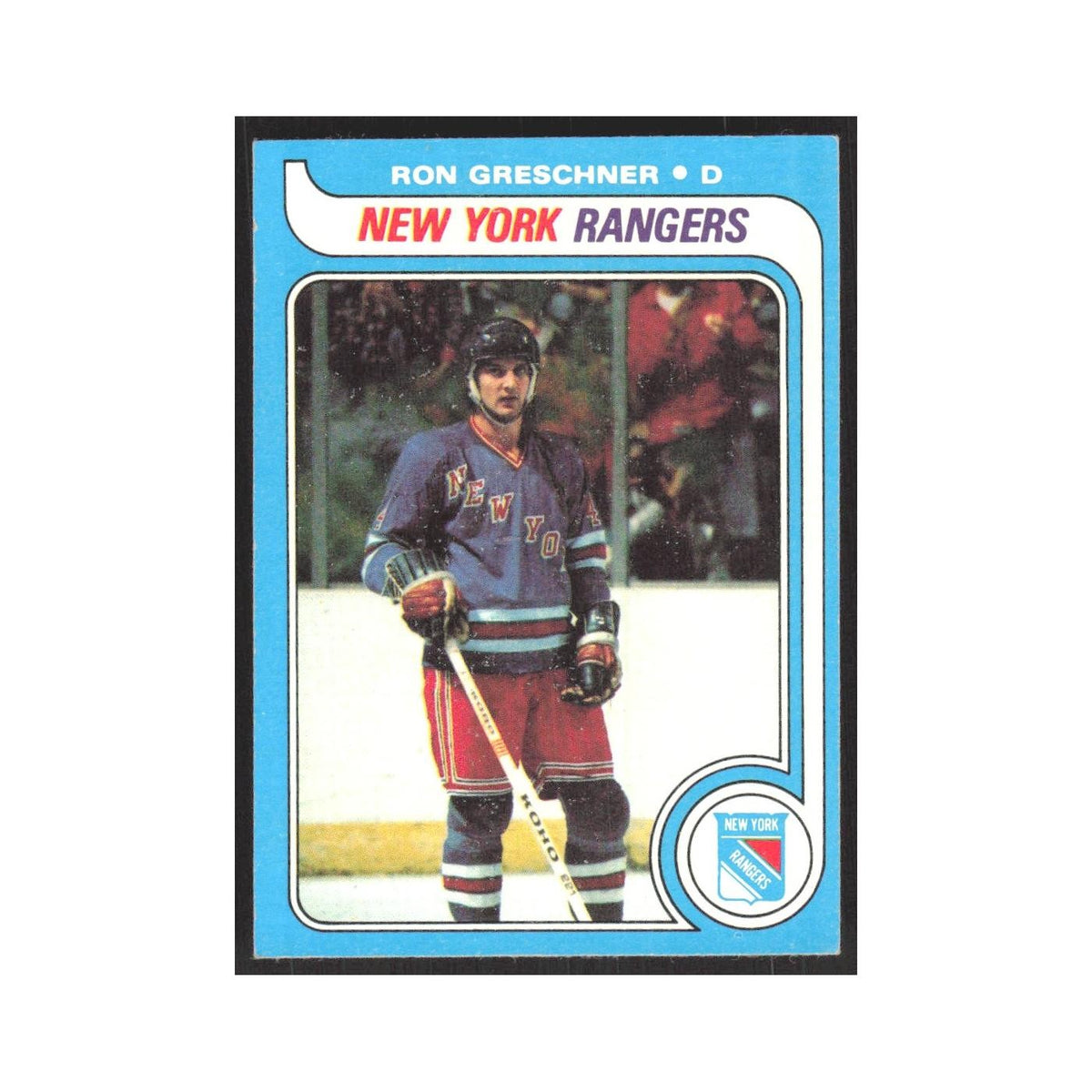 1979 Topps Ron Greschner New York Rangers #78