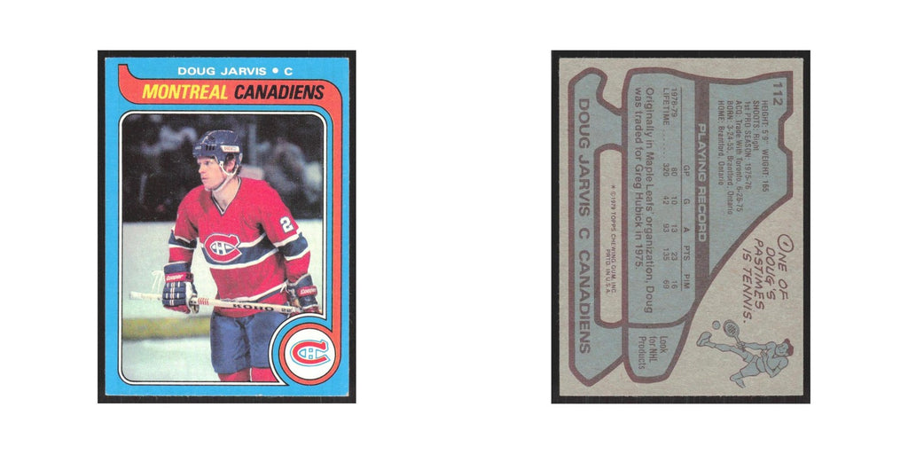 1979 Topps Doug Jarvis Montreal Canadiens #112
