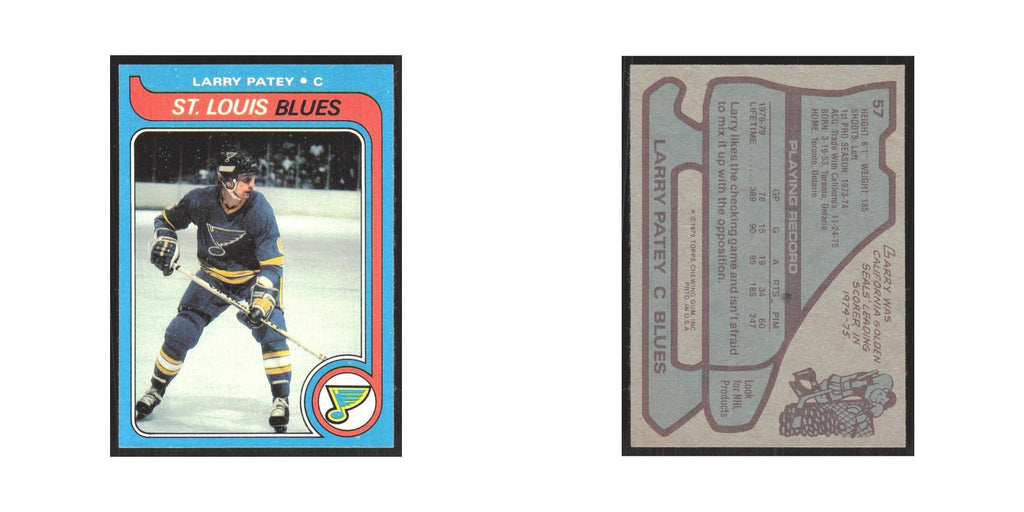 1979 Topps Larry Patey St. Louis Blues #57