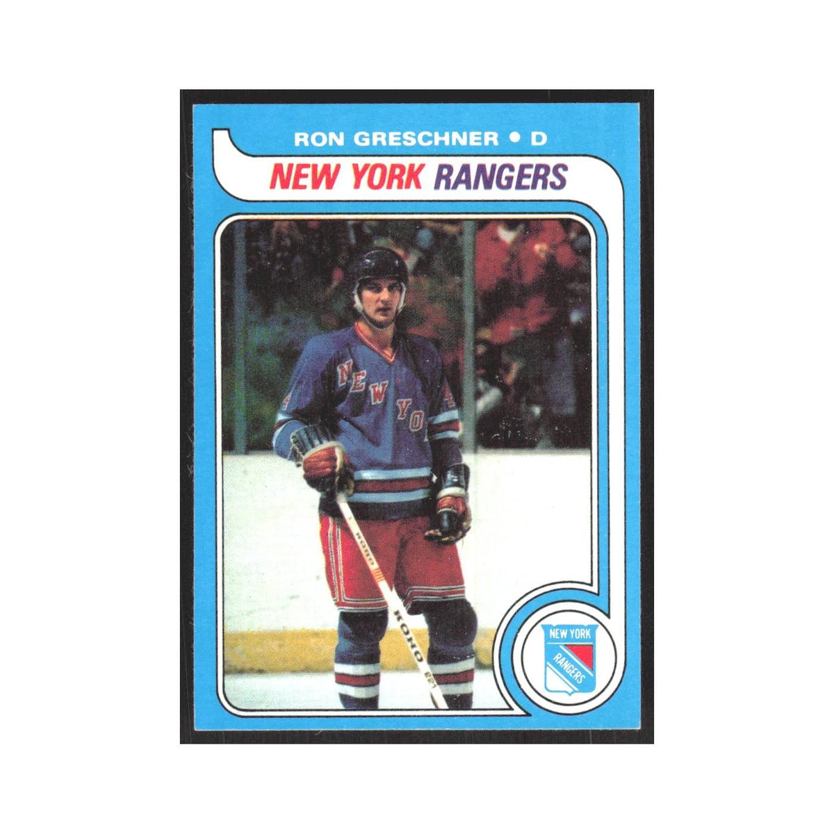 1979 Topps Ron Greschner New York Rangers #78