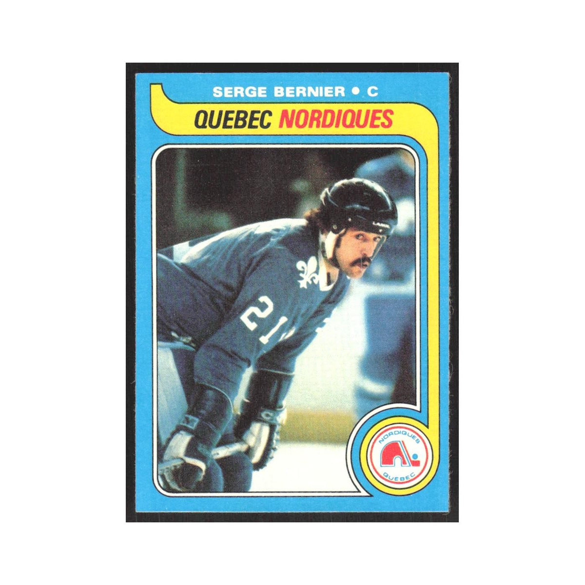 1979 Topps Serge Bernier Quebec Nordiques #47