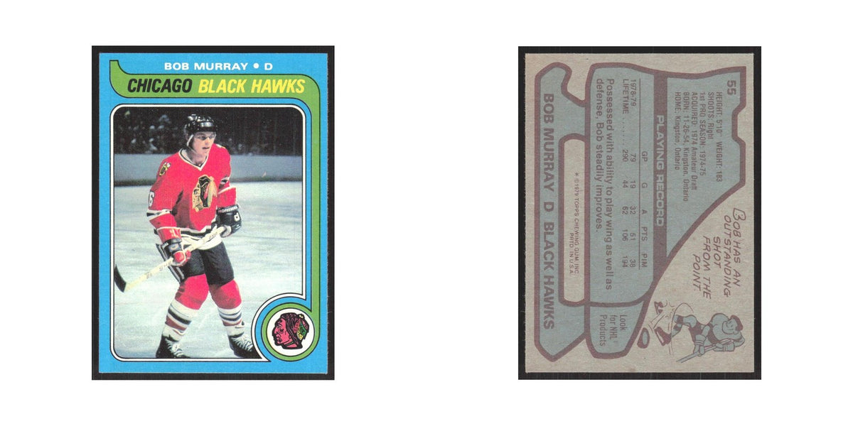 1979 Topps Bob Murray Chicago Blackhawks #55