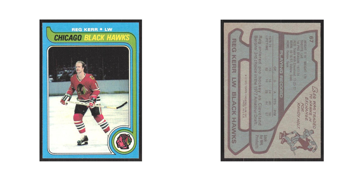 1979 Topps Reg Kerr RC Chicago Blackhawks #67