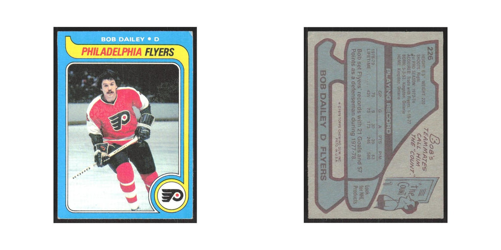 1979 Topps Bob Dailey Philadelphia Flyers #226