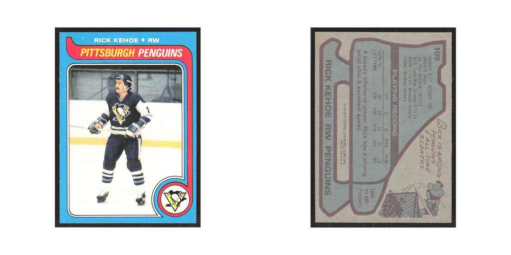 1979 Topps Rick Kehoe Pittsburgh Penguins #109
