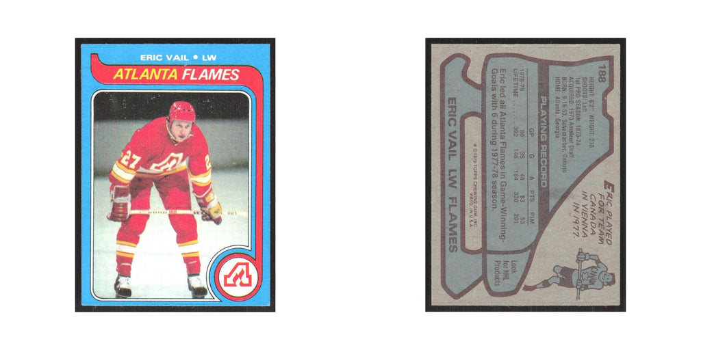 1979 Topps Eric Vail Atlanta Flames #188