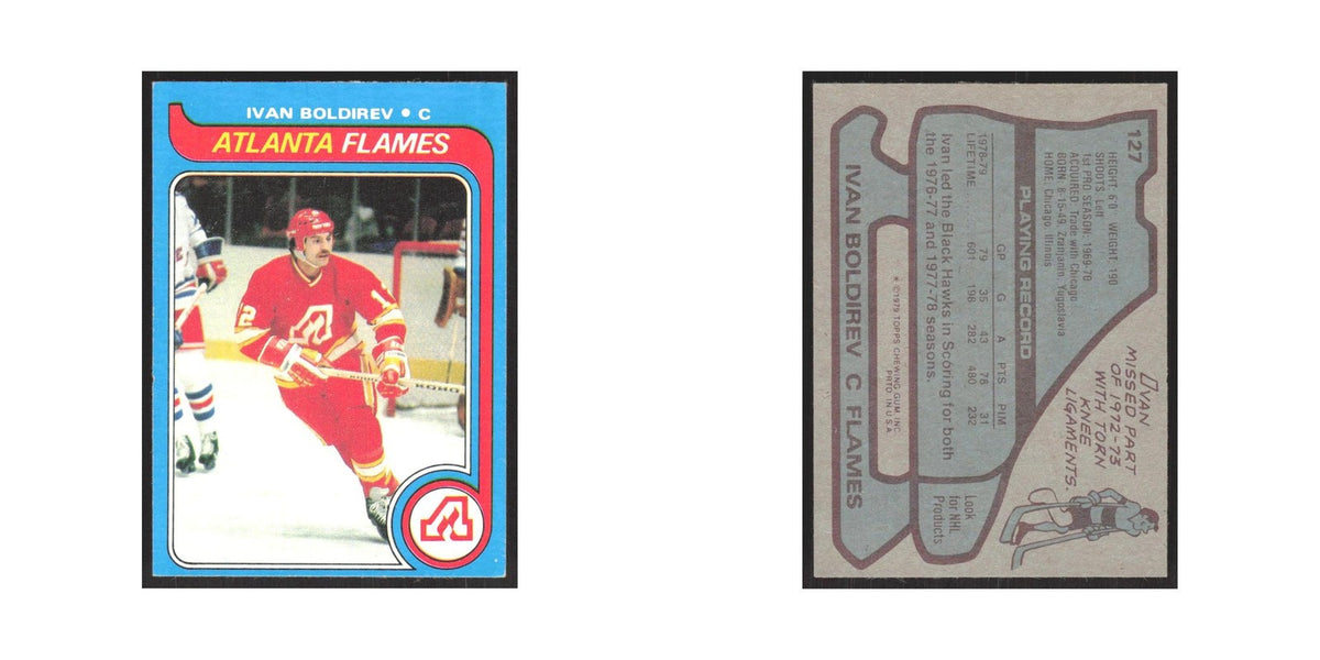 1979 Topps Ivan Boldirev Atlanta Flames #127