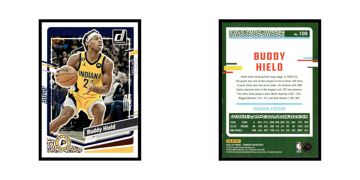 Buddy Hield 2023 Donruss #109 Indiana Pacers Basketball Card NM