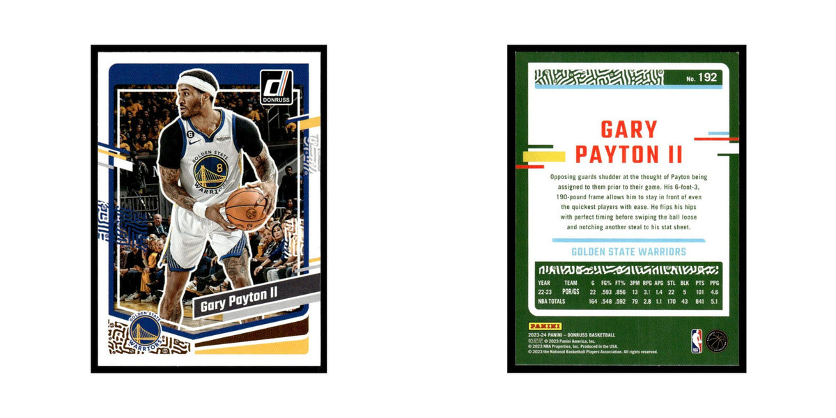 Gary Payton II 2023 Donruss #192 Golden State Warriors Basketball Card NM