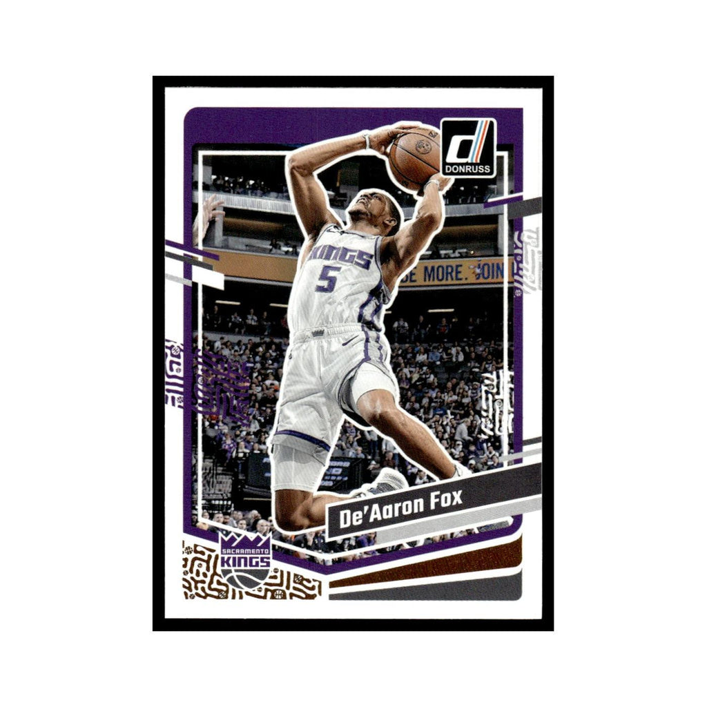 De'Aaron Fox 2023 Donruss #126 Sacramento Kings Basketball Card NM