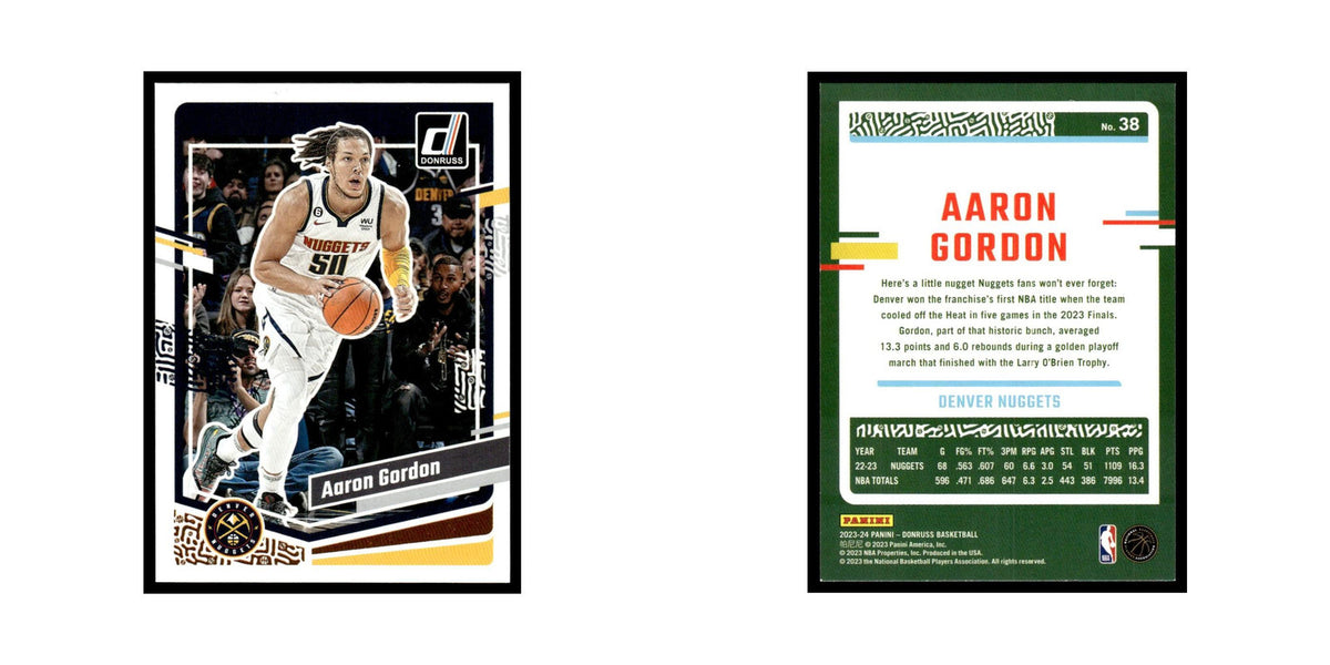 Aaron Gordon 2023 Donruss #38 Denver Nuggets Basketball Card NM