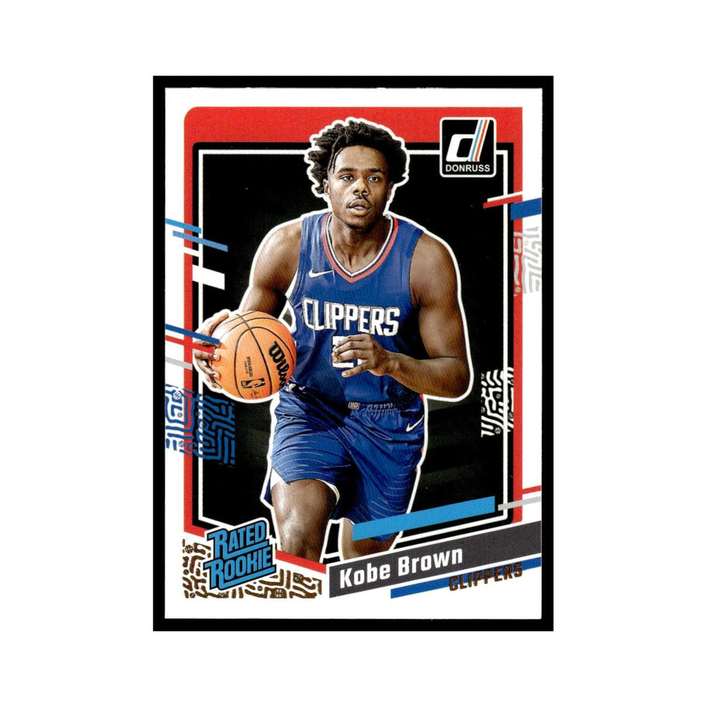 Kobe Brown 2023 Donruss #239 Los Angeles Clippers Basketball Card NM