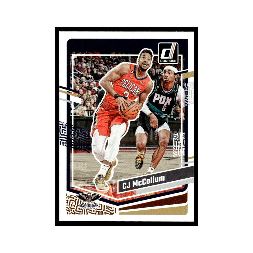 CJ McCollum 2023 Donruss #95 New Orleans Pelicans Basketball Card NM