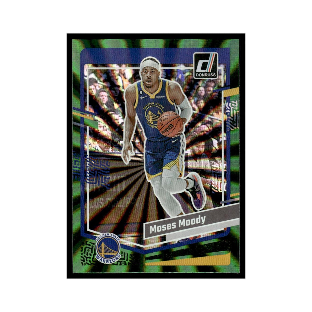 Moses Moody 2023 Donruss #84 Golden State Warriors Basketball Card NM