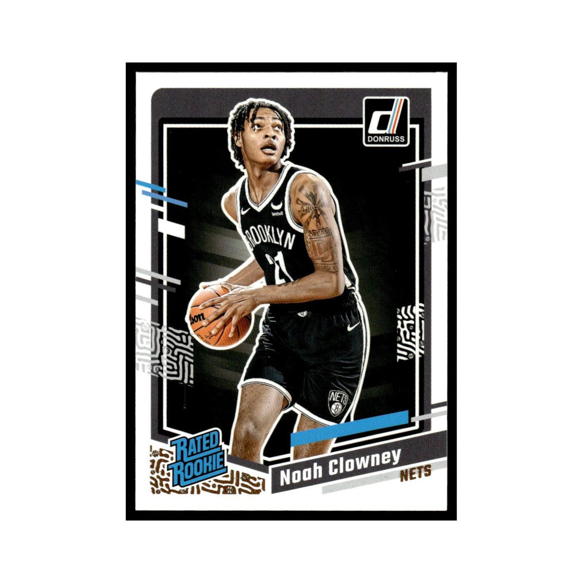 Noah Clowney Rookie 2023 Donruss #234 Brooklyn Nets Basketball Card NM