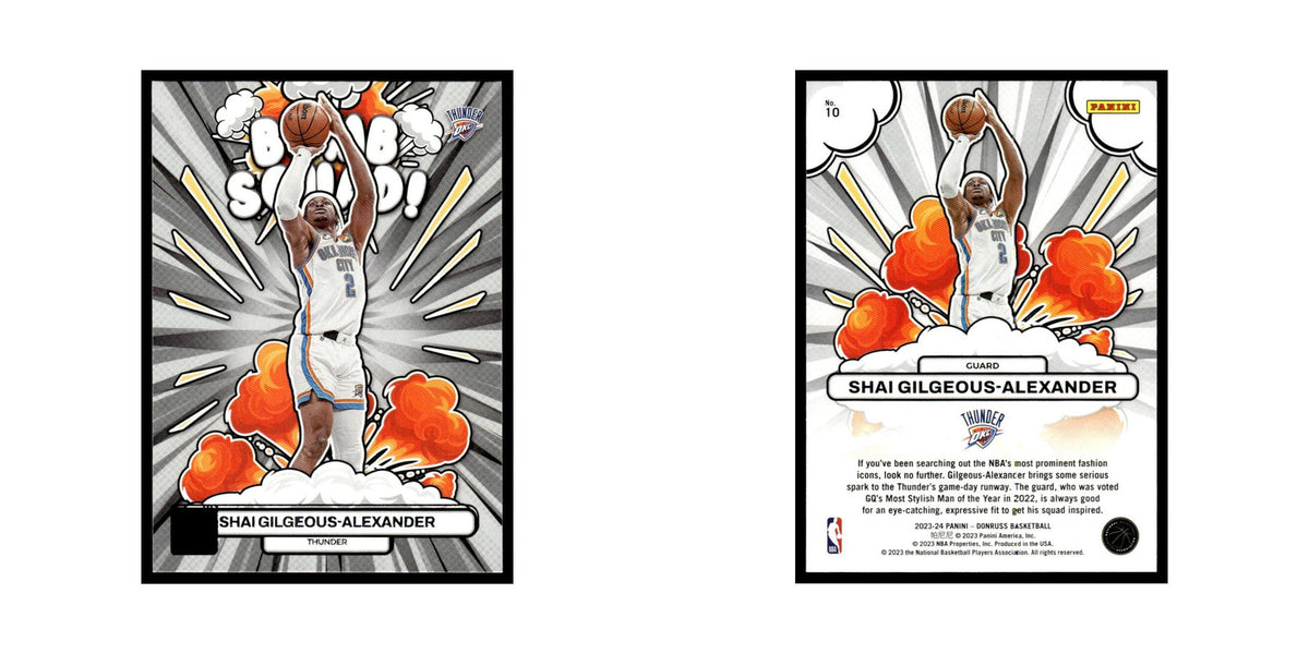 Shai Gilgeous-Alexander 2023 Donruss #10 Oklahoma City Thunder NM