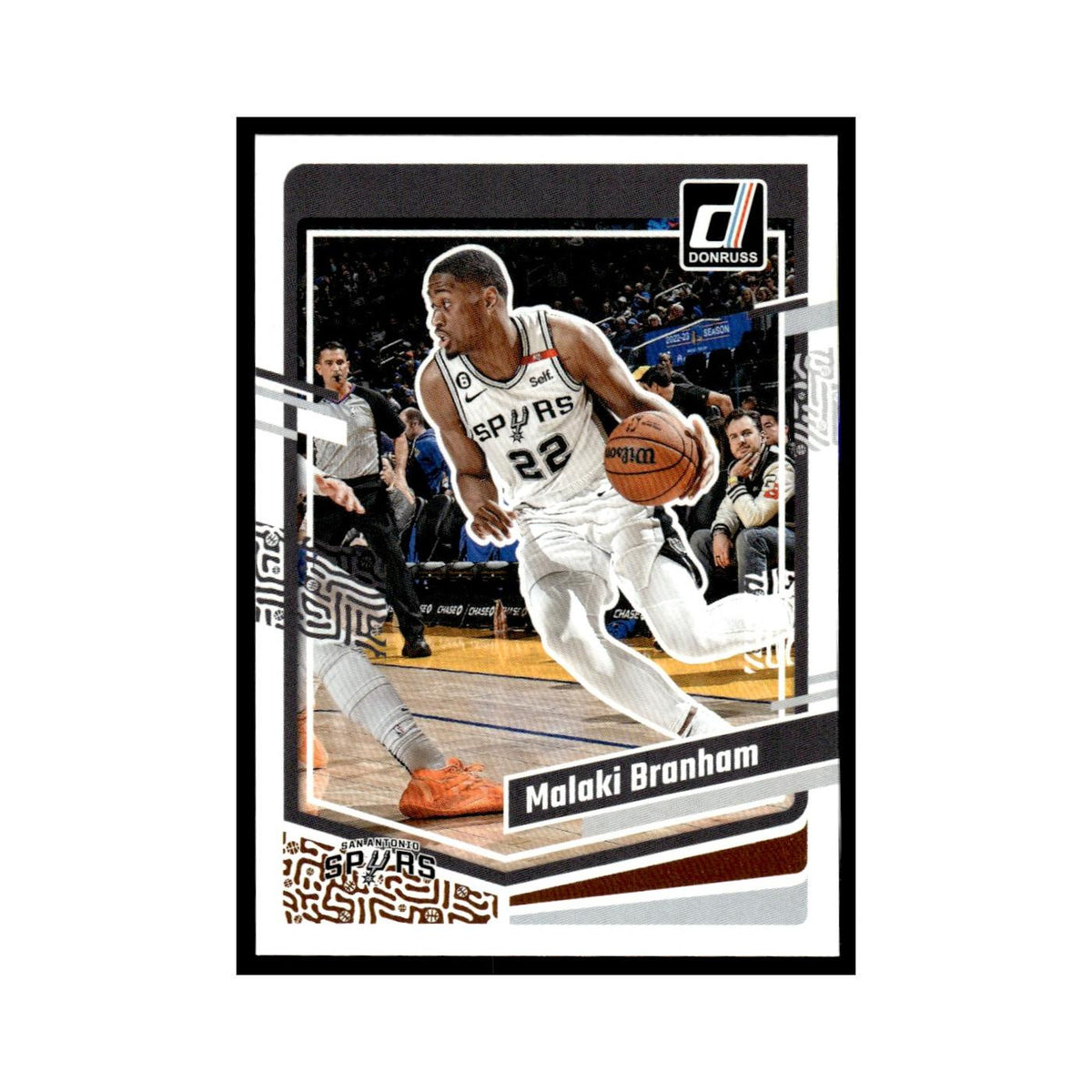 Malaki Branham 2023 Donruss #96 San Antonio Spurs Basketball Card NM