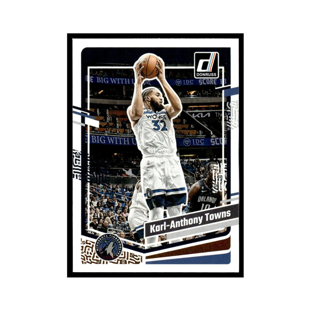 Karl-Anthony Towns 2023 Donruss #155 Minnesota Timberwolves Basketball Card NM
