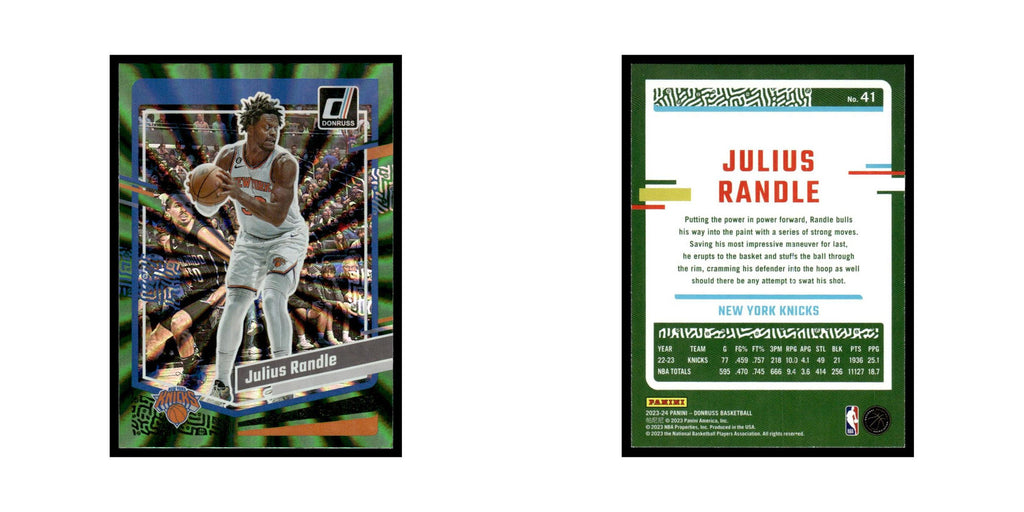 Julius Randle 2023 Donruss #41 New York Knicks Basketball Card NM