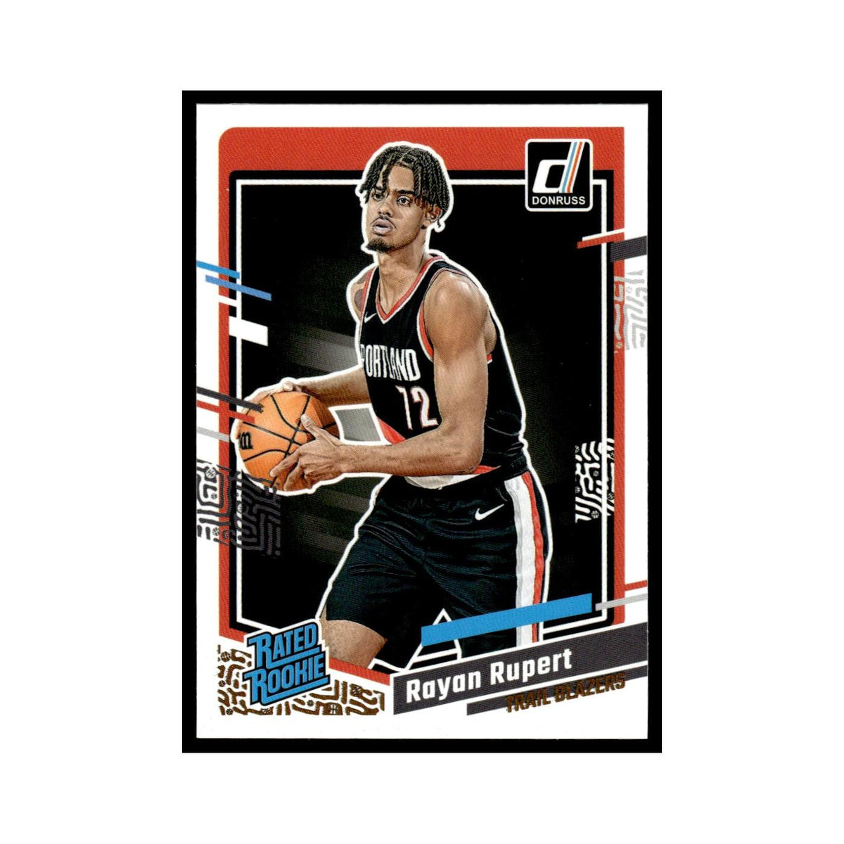 Rayan Rupert Rookie 2023 Donruss #218 Portland Trail Blazers Basketball Card NM