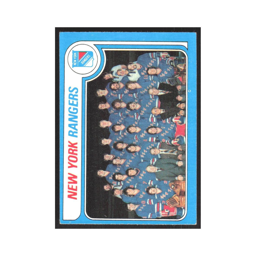 1979 Topps New York Rangers Team New York Rangers #254