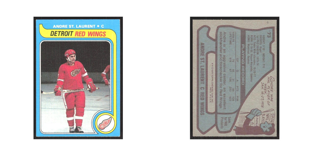1979 Topps Andre St. Laurent Detroit Red Wings #73