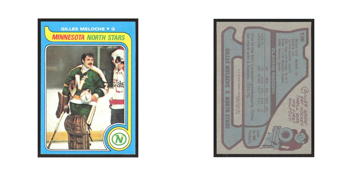 1979 Topps Gilles Meloche Minnesota North Stars #136