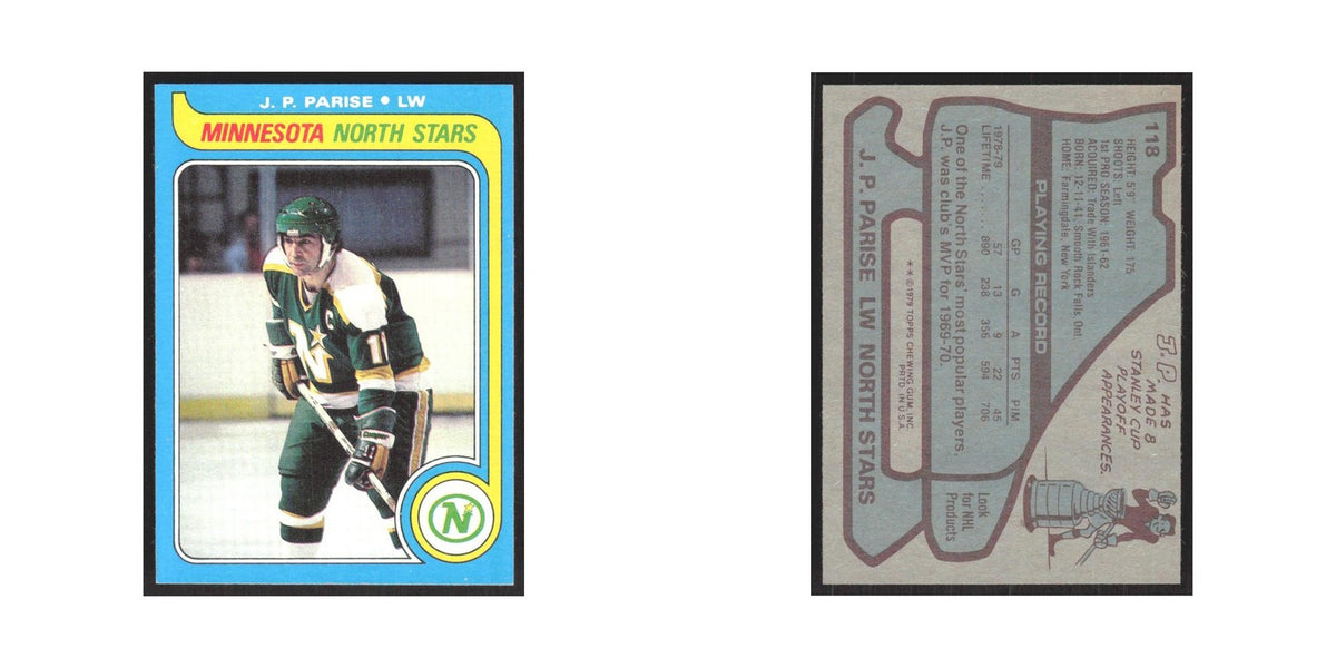 1979 Topps J.P. Parise Minnesota North Stars #118