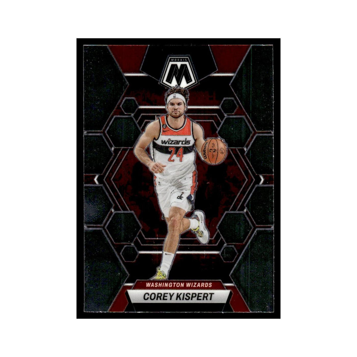 Corey Kispert 2022 Panini Mosaic #75 Washington Wizards Basketball Card NM